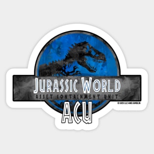 Jurassic - ACU Dinosaur Park Ranger Sticker